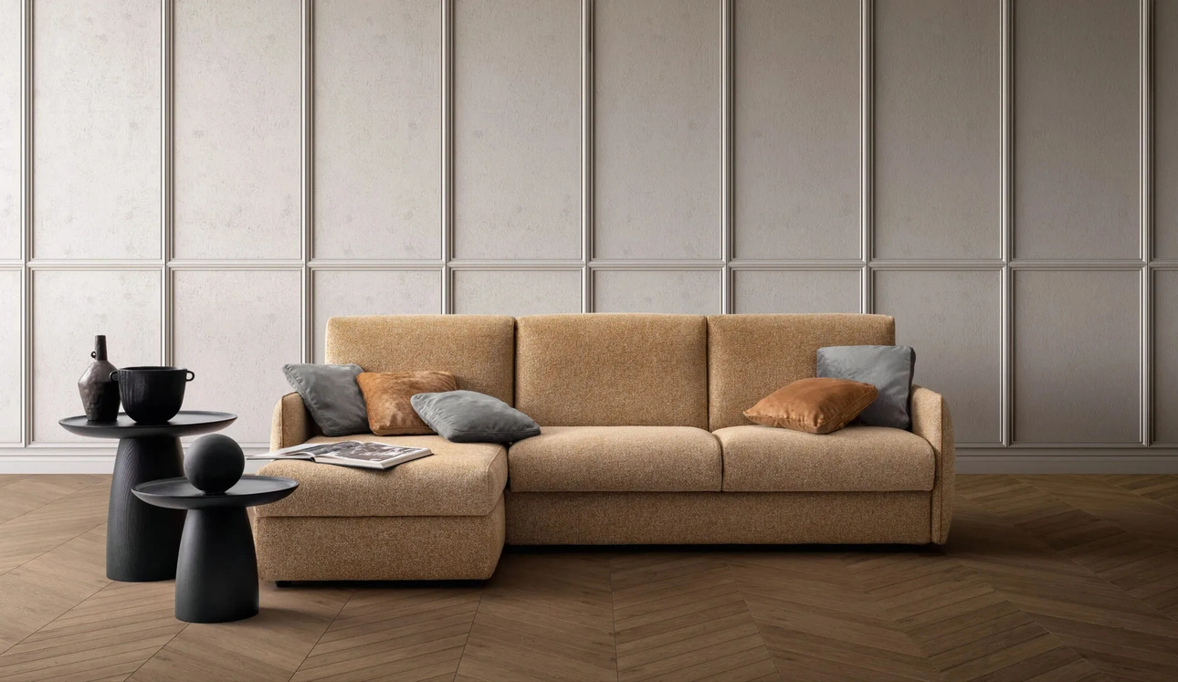 Divano Letto con penisola Wonder di Samoa