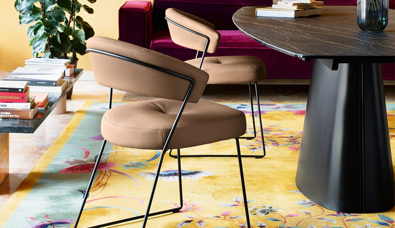 Sedia in ecopelle Ny Anniversary di Connubia