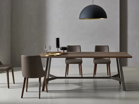 Sedia Eva in tessuto imbottito di Sangiacomo