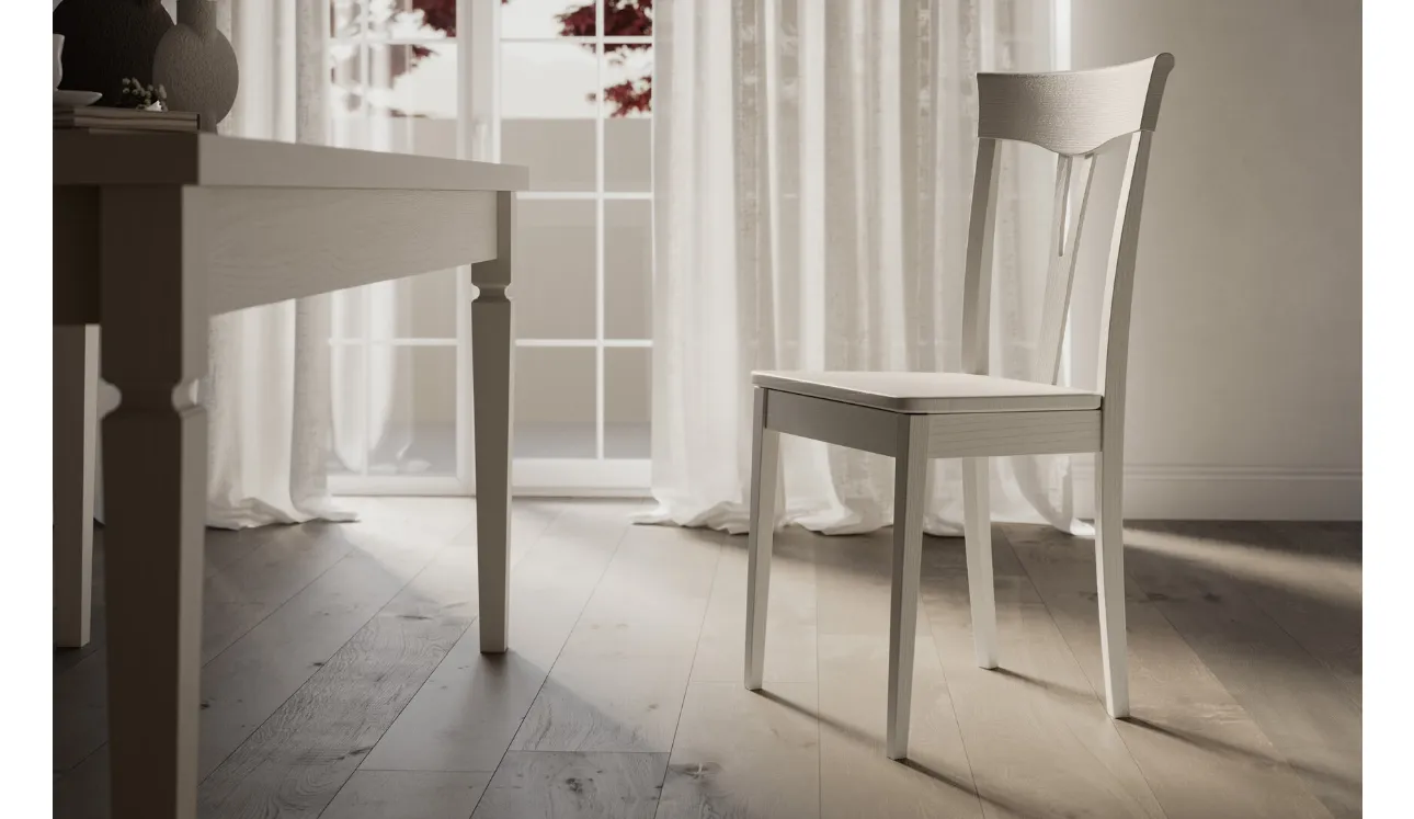Sedia Rose completamente in legno di Arredo3