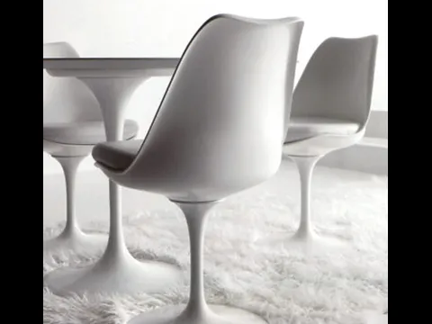 Sedia Stile in poliuretano con rivestimento in pelle di Sigerico