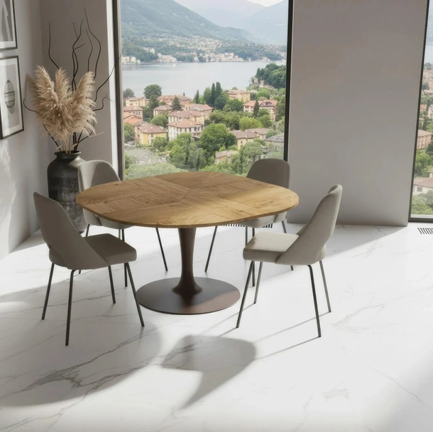 Tavolo moderno allungabile Croissant di Easyline