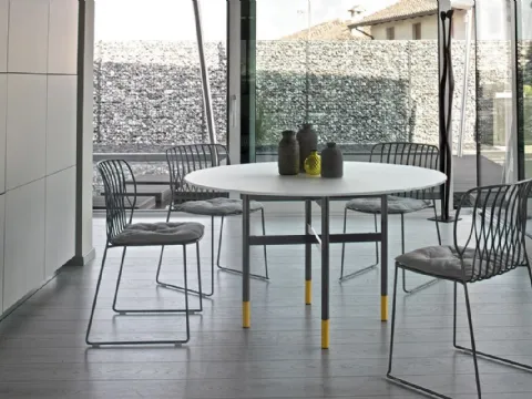 Tavolo Glamour Rotondo di Bontempi