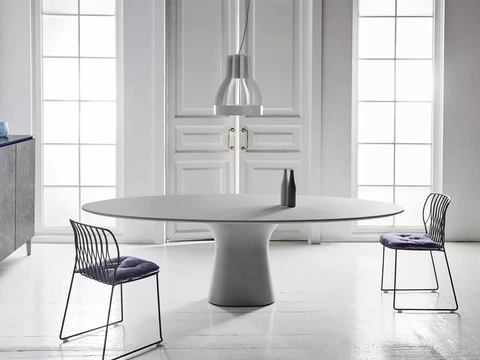 Tavolo Podium in cemento di Bontempi