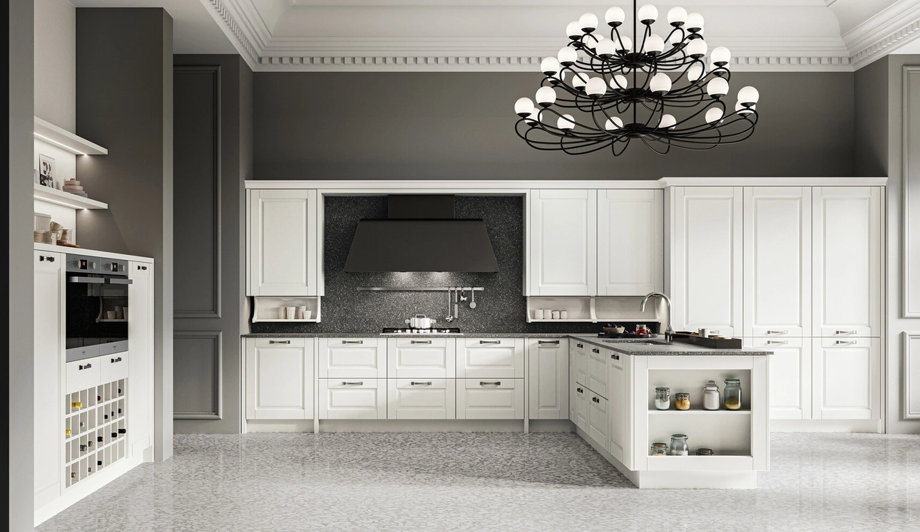 Cucina Classica con penisola Asolo 04 di Arredo3