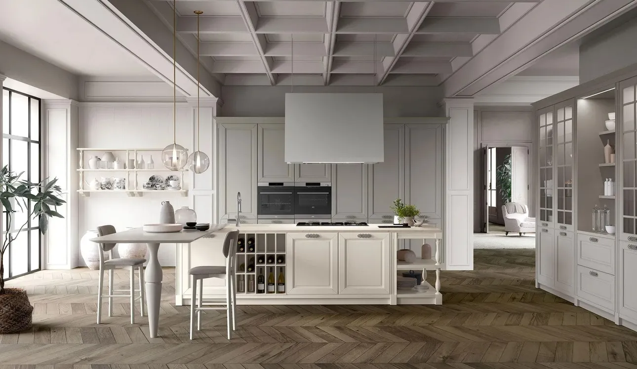 Cucina Classica con isola Dolcevita 02 di Stosa