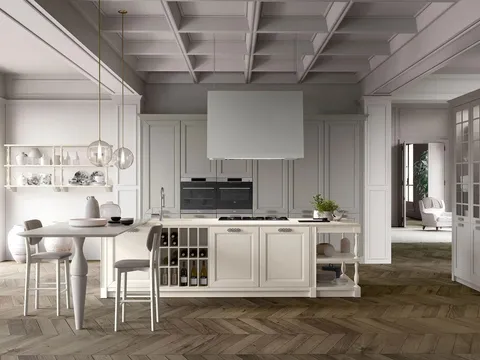 Cucina Classica con isola Dolcevita 02 di Stosa