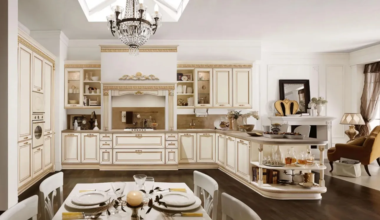 Cucina Classica con penisola Dolcevita di Stosa