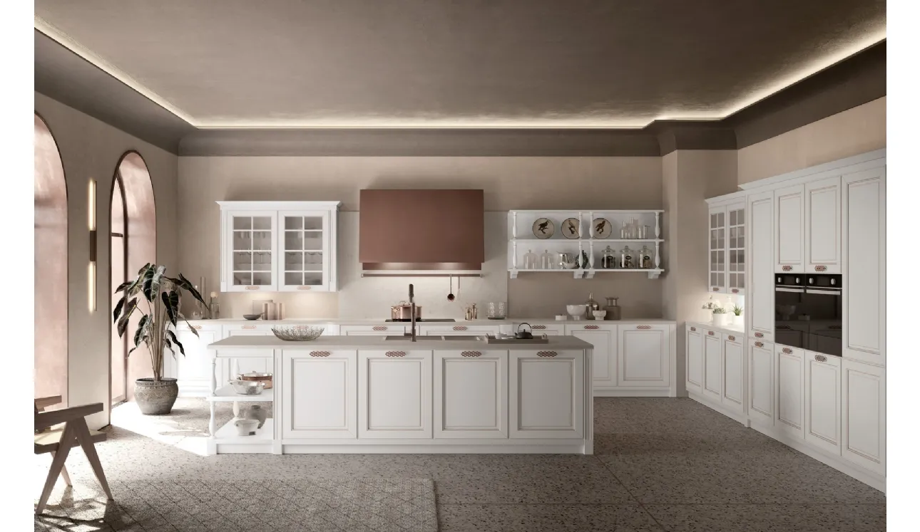 Cucina Classica con isola Dolcevita di Stosa