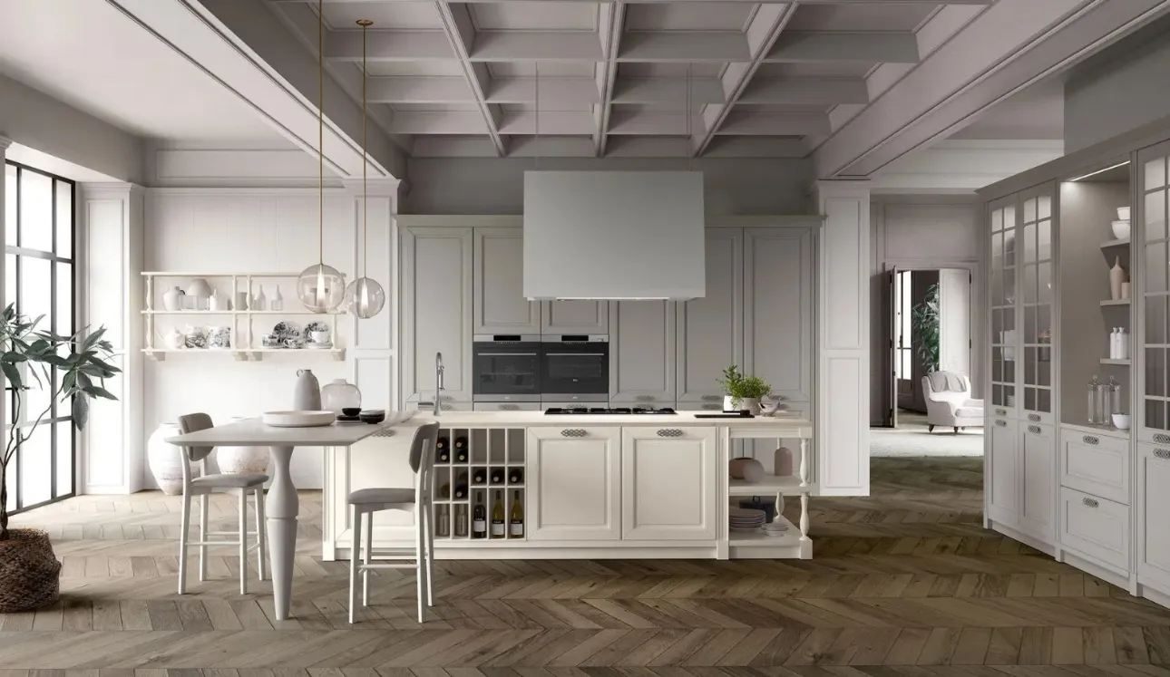 Cucina Classica con isola Dolcevita di Stosa