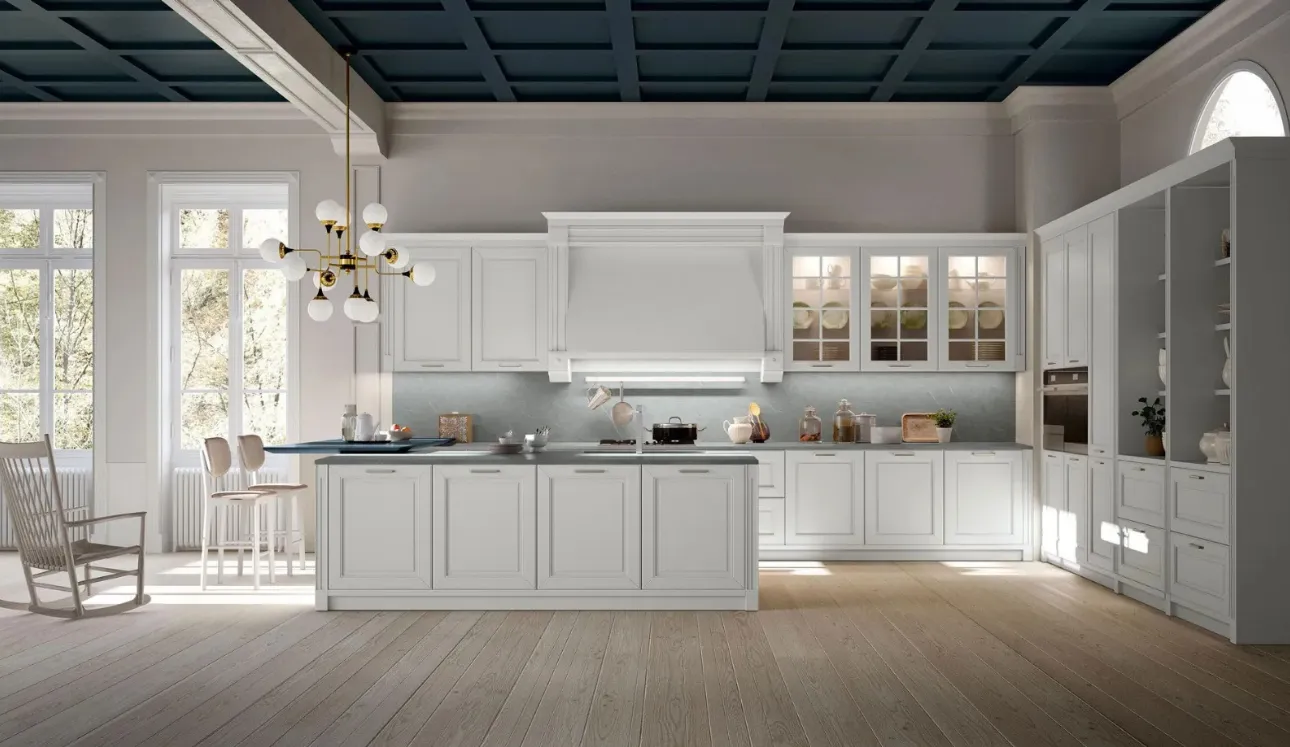 Cucina Classica con penisola Dolcevita di Stosa