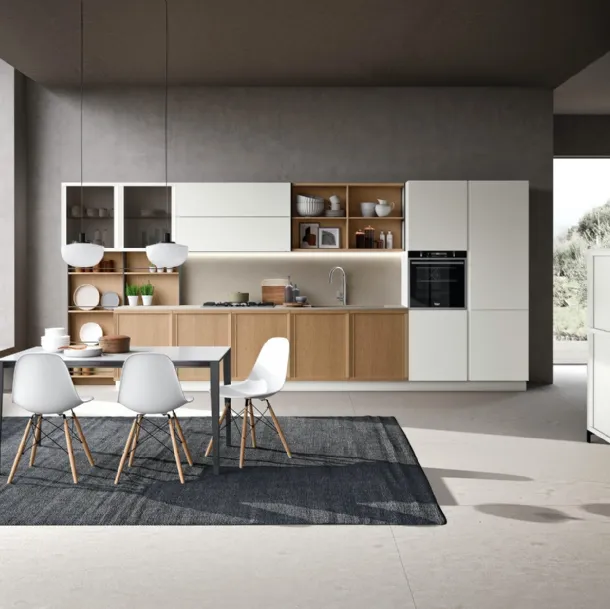 Cucina Classica Newport v2 in Rovere Avena di Stosa