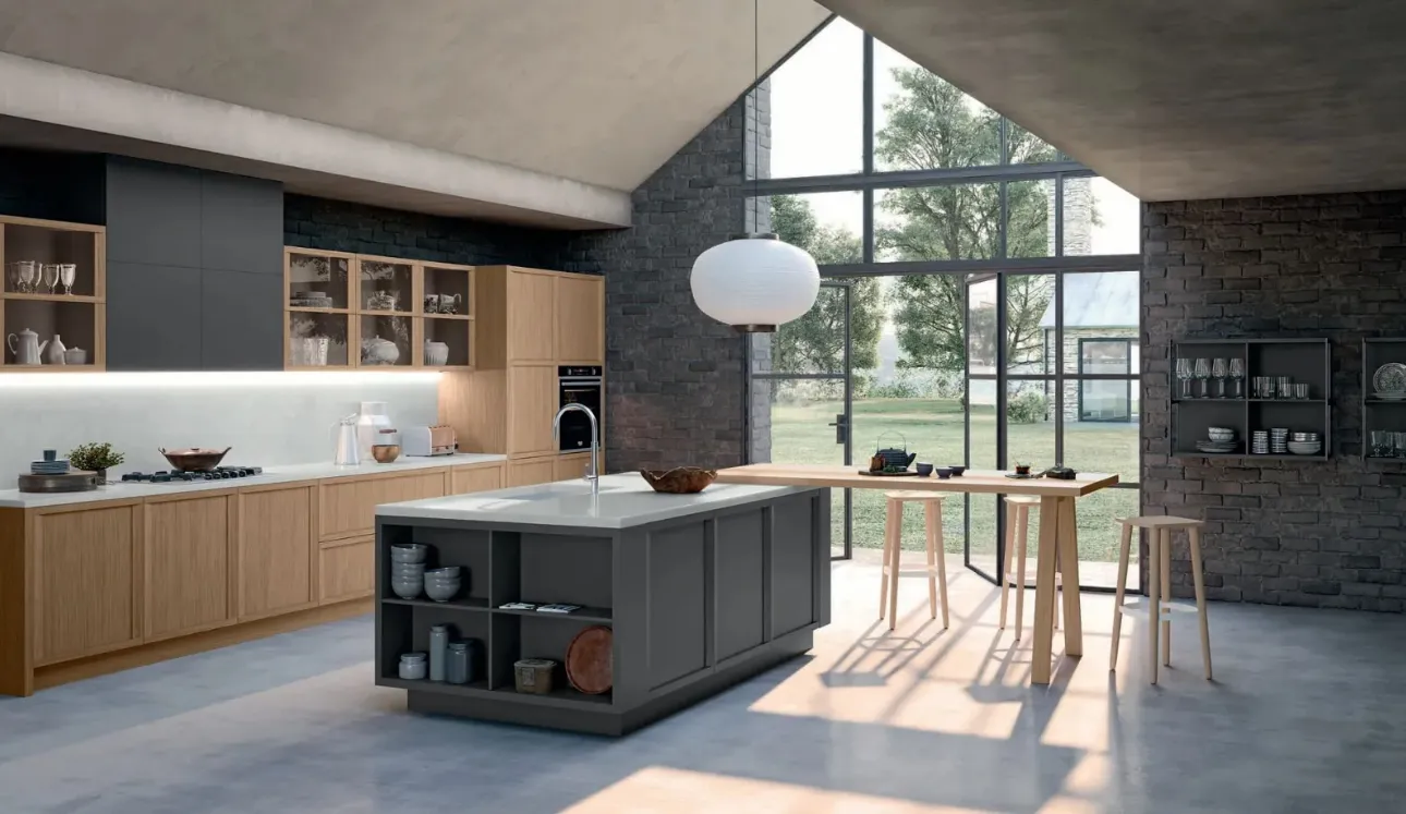 Cucina Classica con isola Newport di Stosa