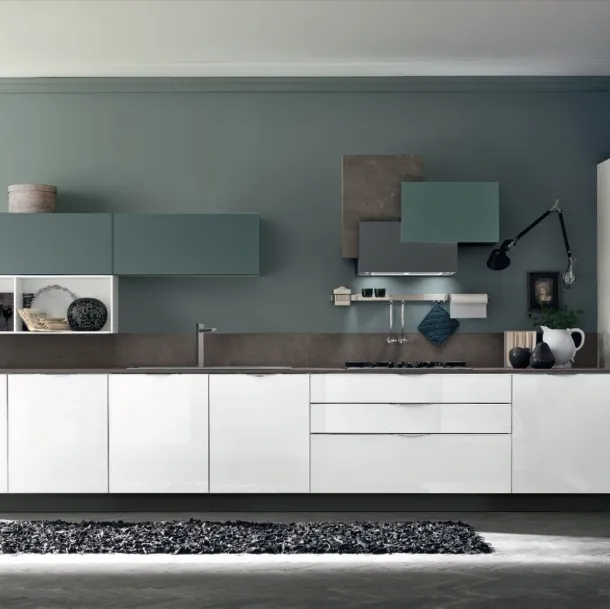 Cucina Moderna Aleve v14 di Stosa