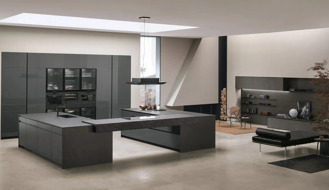 Cucina Moderna con doppia isola Aliant 04 di Stosa