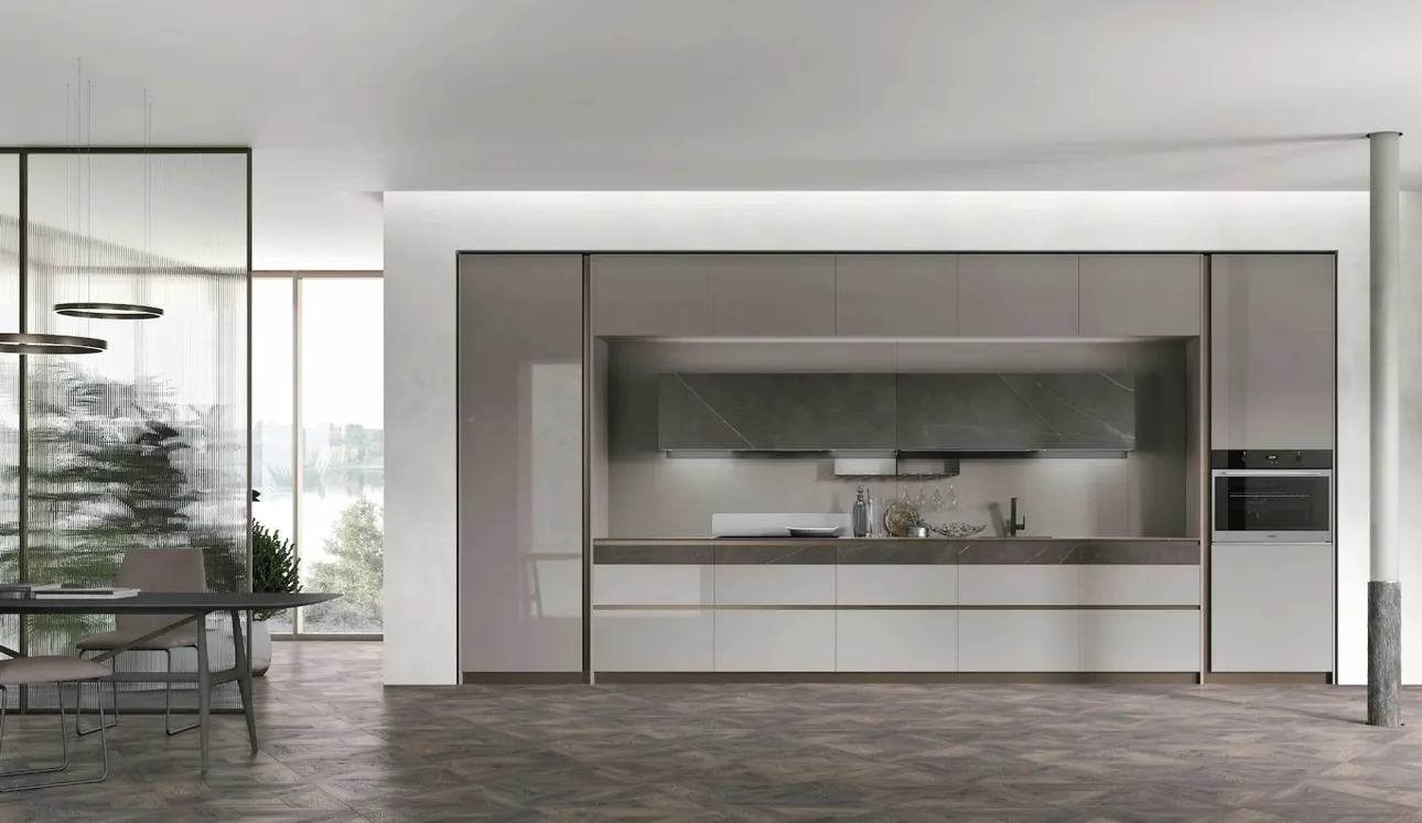 Cucina Moderna lineare Aliant 06 di Stosa