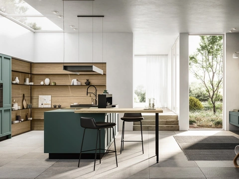 Cucina Moderna con isola Alma 03 di Arredo3