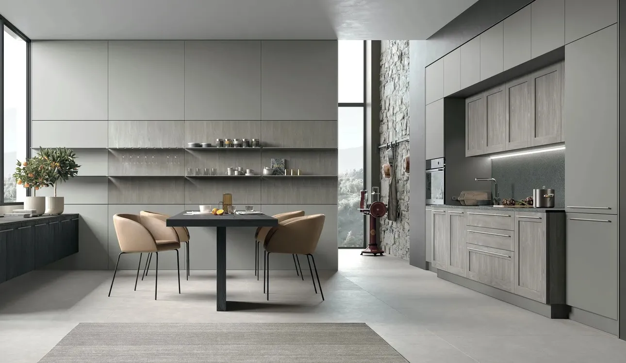 Cucina Moderna lineare City 07 di Stosa