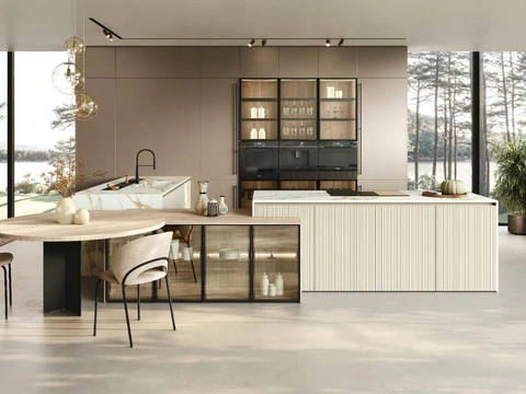 Cucina Moderna con isola Color Trend 02 di Stosa