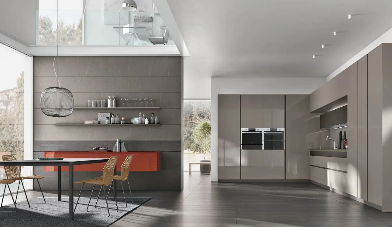 Cucina Moderna angolare Color Trend di Stosa