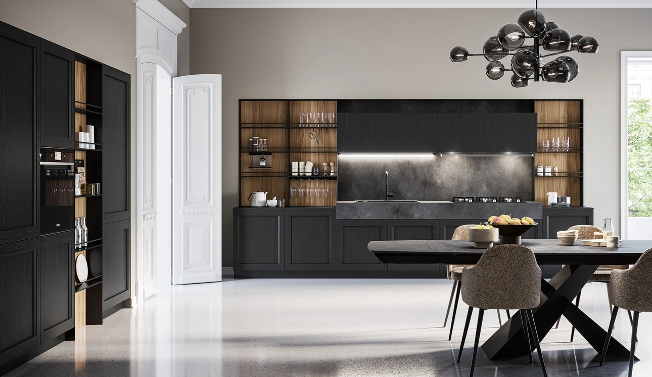 Cucina Moderna ad angolo Frida 01 di Arredo3