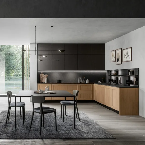 Cucina Moderna Frida 03 angolare di Arredo3