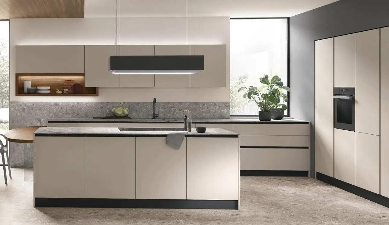 Cucina Moderna con penisola Infinity 03 di Stosa