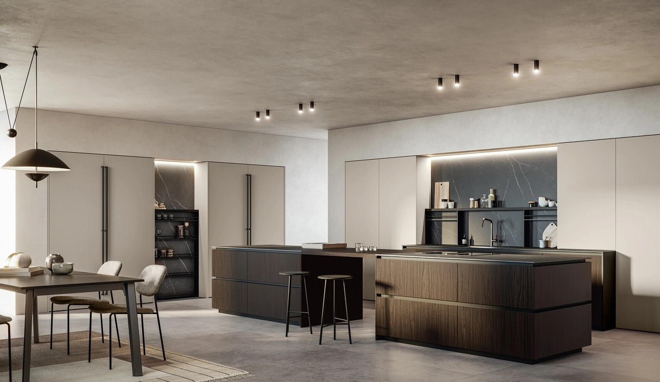 Cucina Moderna con isola Kalì 04 di Arredo3