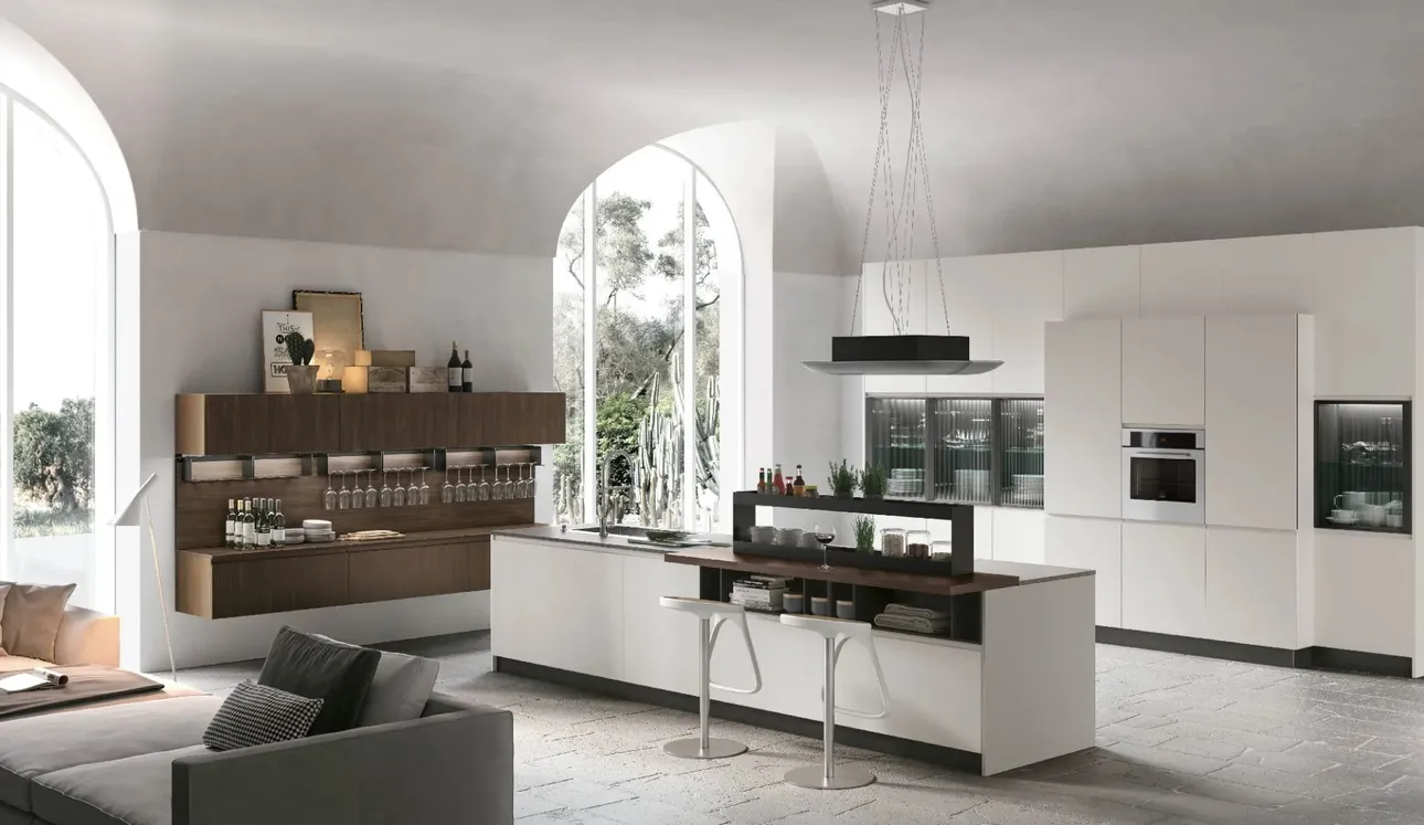 Cucina Moderna con isola Karma 02 di Stosa