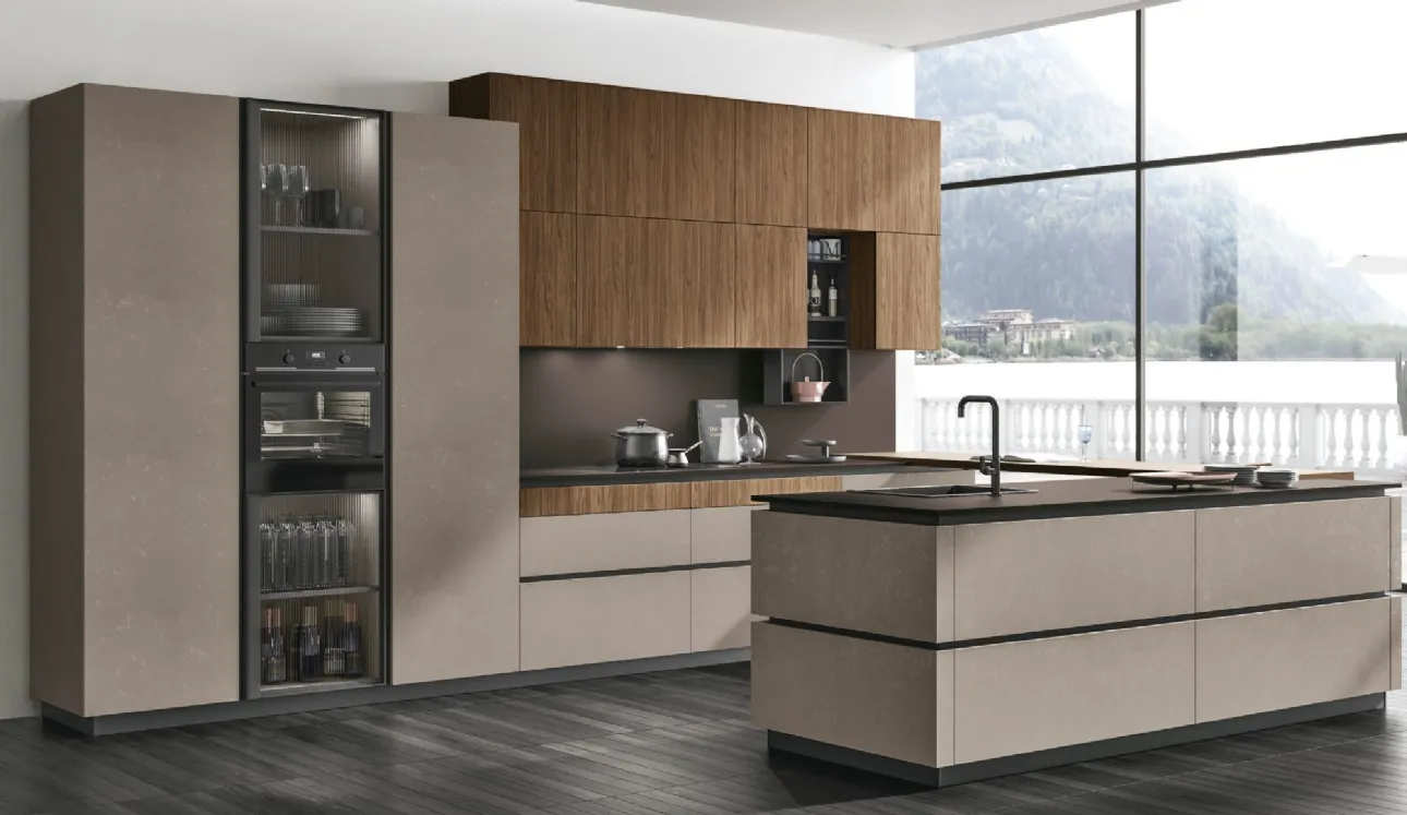 Cucina Moderna Metropolis v12 di Stosa