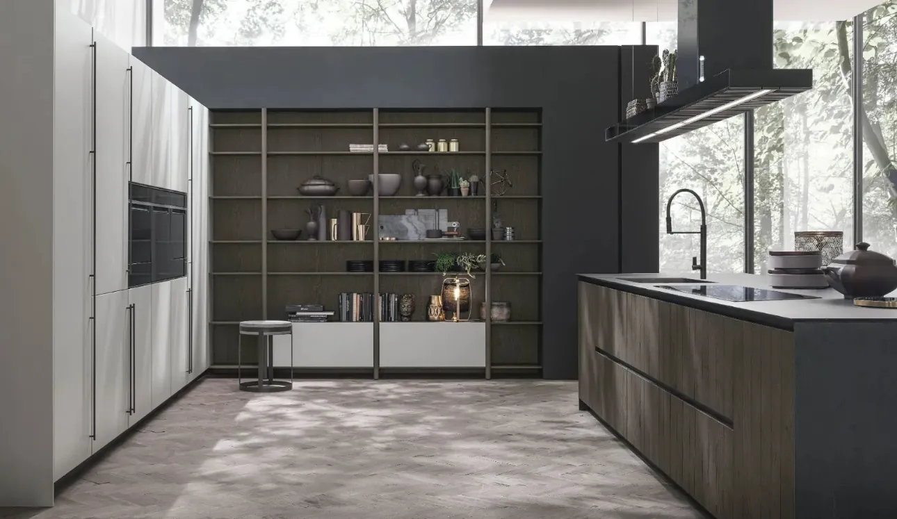 Cucina Moderna con isola Natural di Stosa