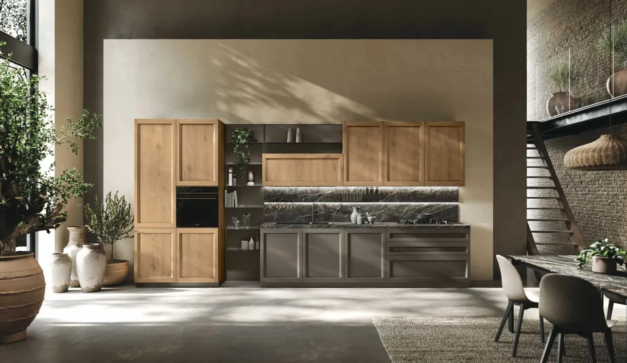 Cucina Moderna lineare Palio 05 di Stosa