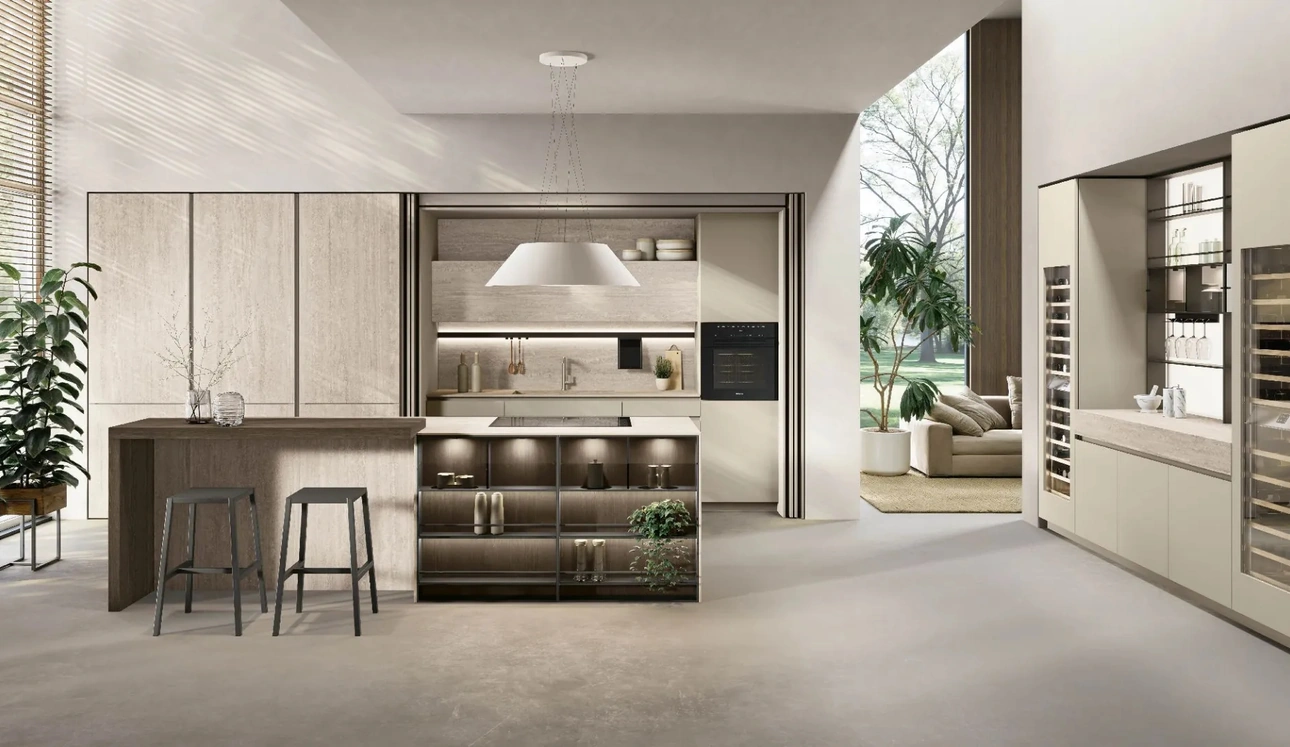 Cucina Moderna con isola Aliant 01 di Stosa