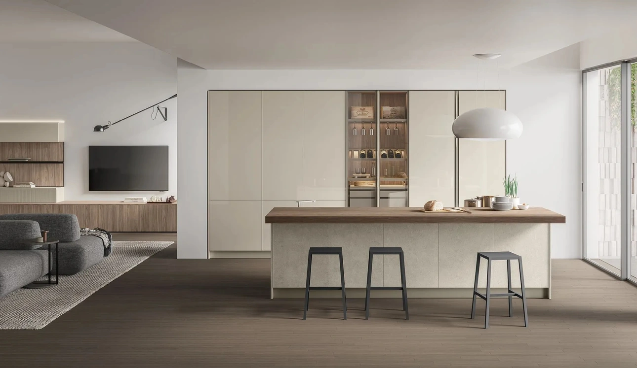 Cucina Moderna con isola Aliant 02 di Stosa
