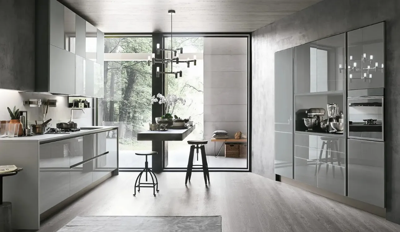 Cucina Moderna con penisola Aliant di Stosa