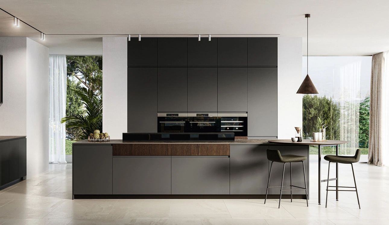 Cucina Moderna in Pet opaco Wega di Arredo3