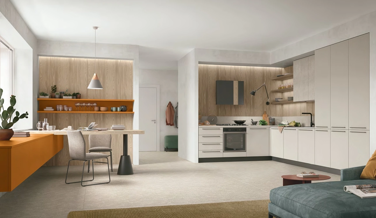 Cucina Moderna angolare Young Modern 07 di Stosa