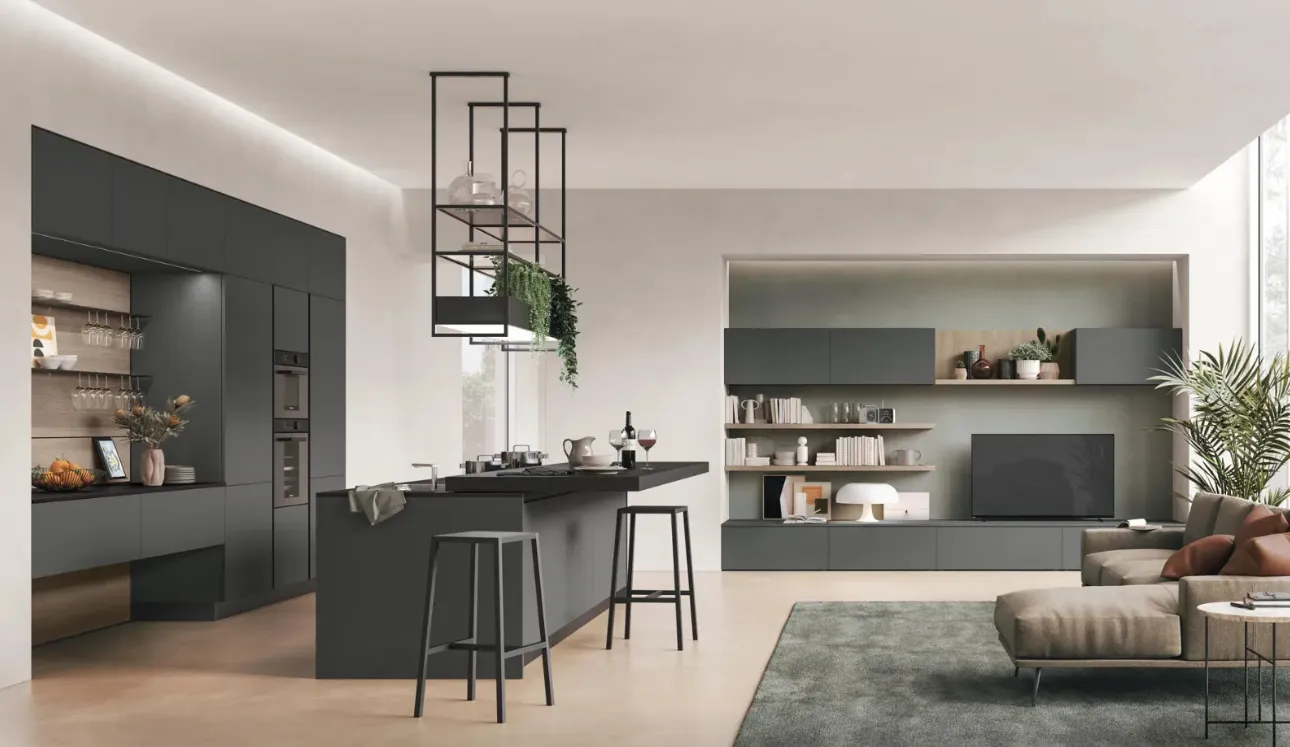 Cucina Moderna con isola Young di Stosa