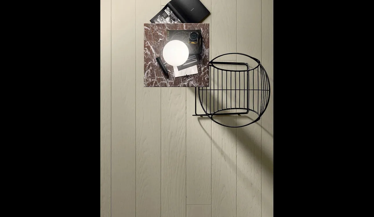 Parquet Platinum Rovere Laccato Avorio di Garofoli