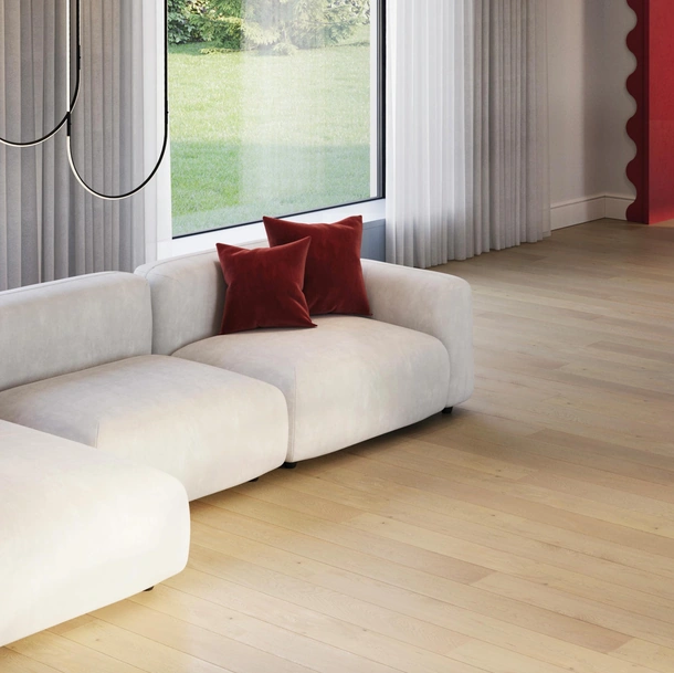 Parquet Rovere 14/15 mm - Elements Light Grey di Gaia Parquet