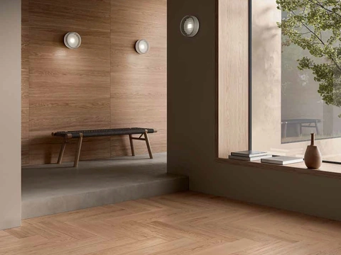 Parquet Rovere Spina Italiana finitura Cipria di Garofoli