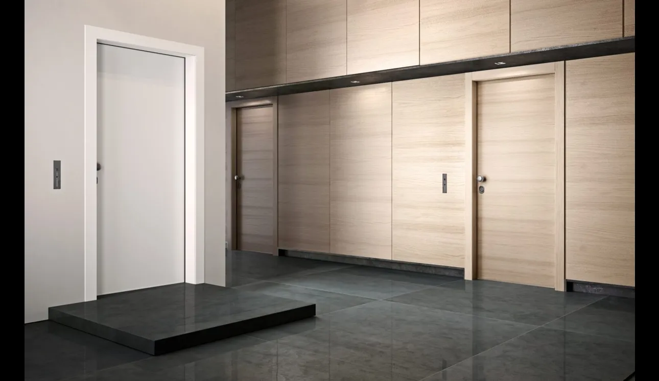 Porta blindata Lady in Rovere o laccata Bianca di Garofoli
