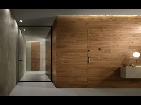 Porta blindata a filomuro Regina Parquet Rovere Terra di Garofoli