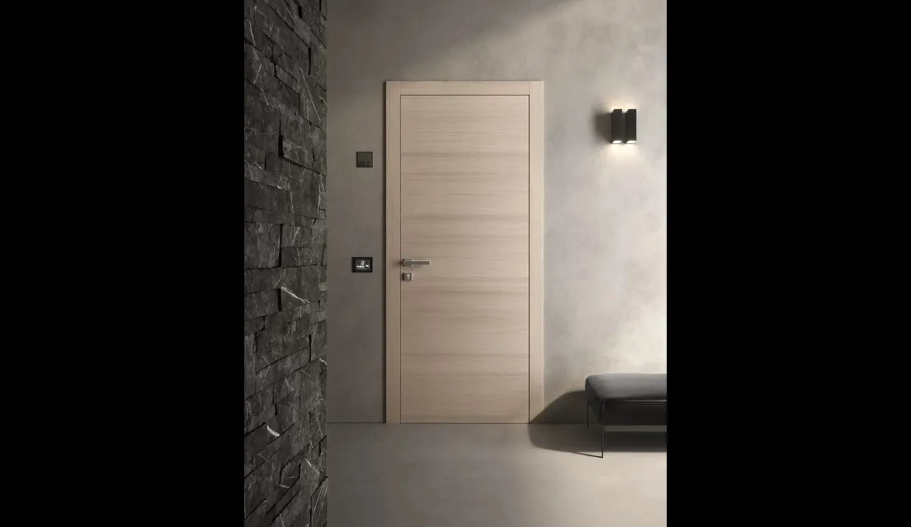 Porta Tagliafuoco per interni Poema in Rovere Ice di Garofoli
