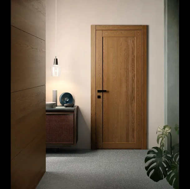 Porta per interni Spenia in rovere terra di Garofoli