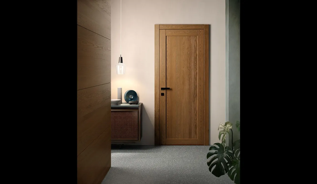 Porta per interni Spenia in rovere terra di Garofoli