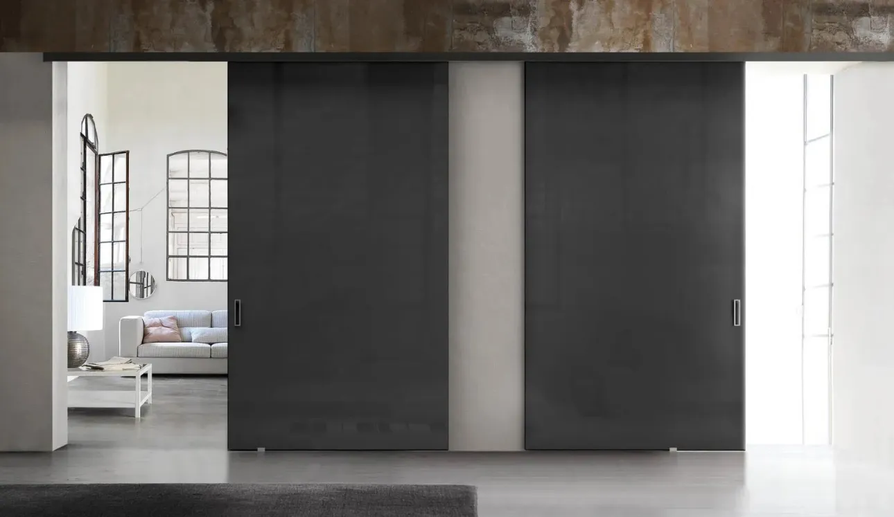 Porta per interni Tao Sospesa in Laccato di Doal