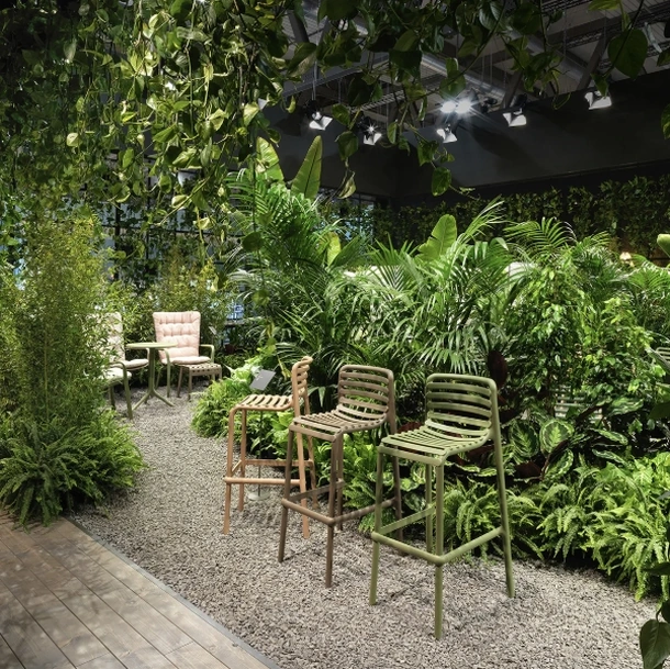 Sgabello da esterno Doga di Nardi