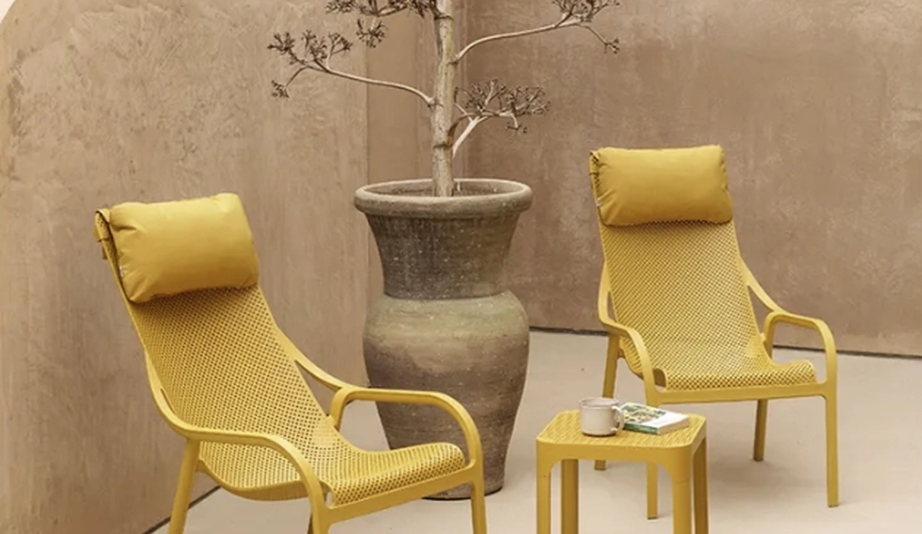 Tavolino in polipropilene Net 40 di Nardi