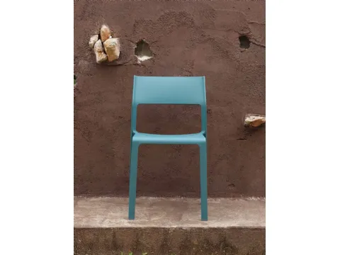 Sedia per esterni impilabile senza braccioli Trill Bistrot di Nardi